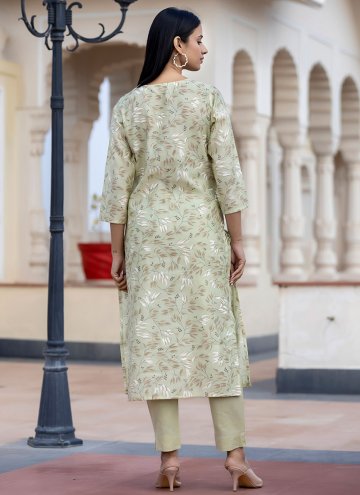 Amazing Sea Green Silk Sequins Work Trendy Salwar Kameez