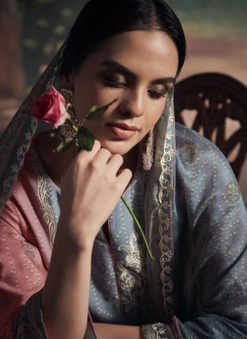 Charming Rose Pink Maslin Silk Digital Print Designer Pakistani Salwar Suit