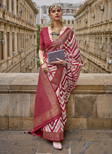 Multi Colour color Fancy work Silk Trendy Saree