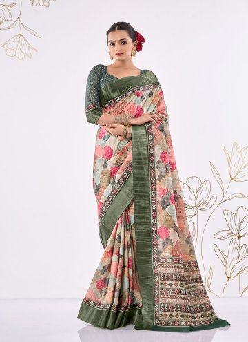 Multi Colour color Silk Designer Traditional Saree