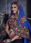 Rani Art Silk Embroidered Layered Lehenga Choli - 3