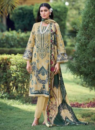 Digital Print Paithni Beige Trendy Salwar Suit