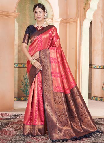 Glorious Rani Kanjivaram Silk Woven Designer Saree
