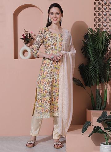 Multi Colour color Digital Print Cotton  Trendy Salwar Kameez
