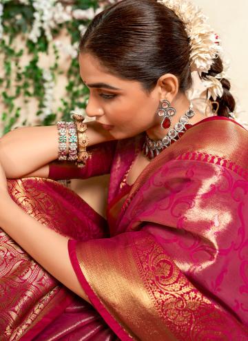Rani Classic Designer Saree in Malbari Silk with Woven