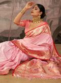 Rose Pink Paithni Woven Classic Designer Saree - 2